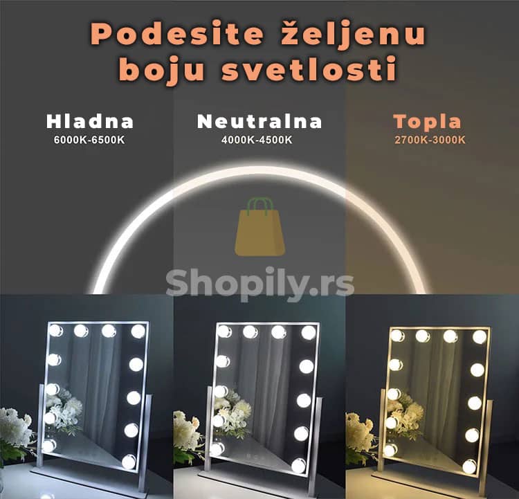 ogledalo za šminkanje
