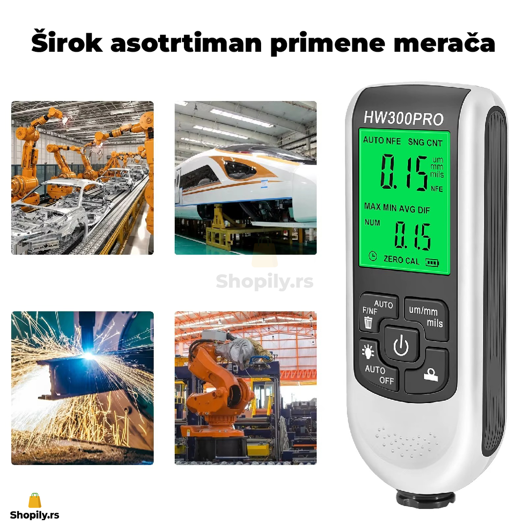merac debljine laka