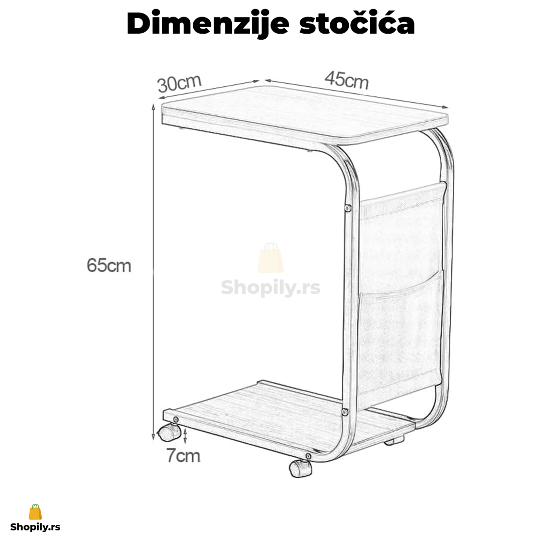 pomoćni stočić