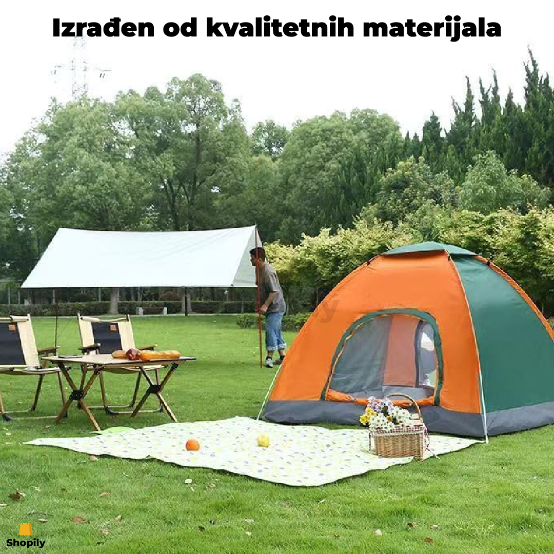 šator za kampovanje