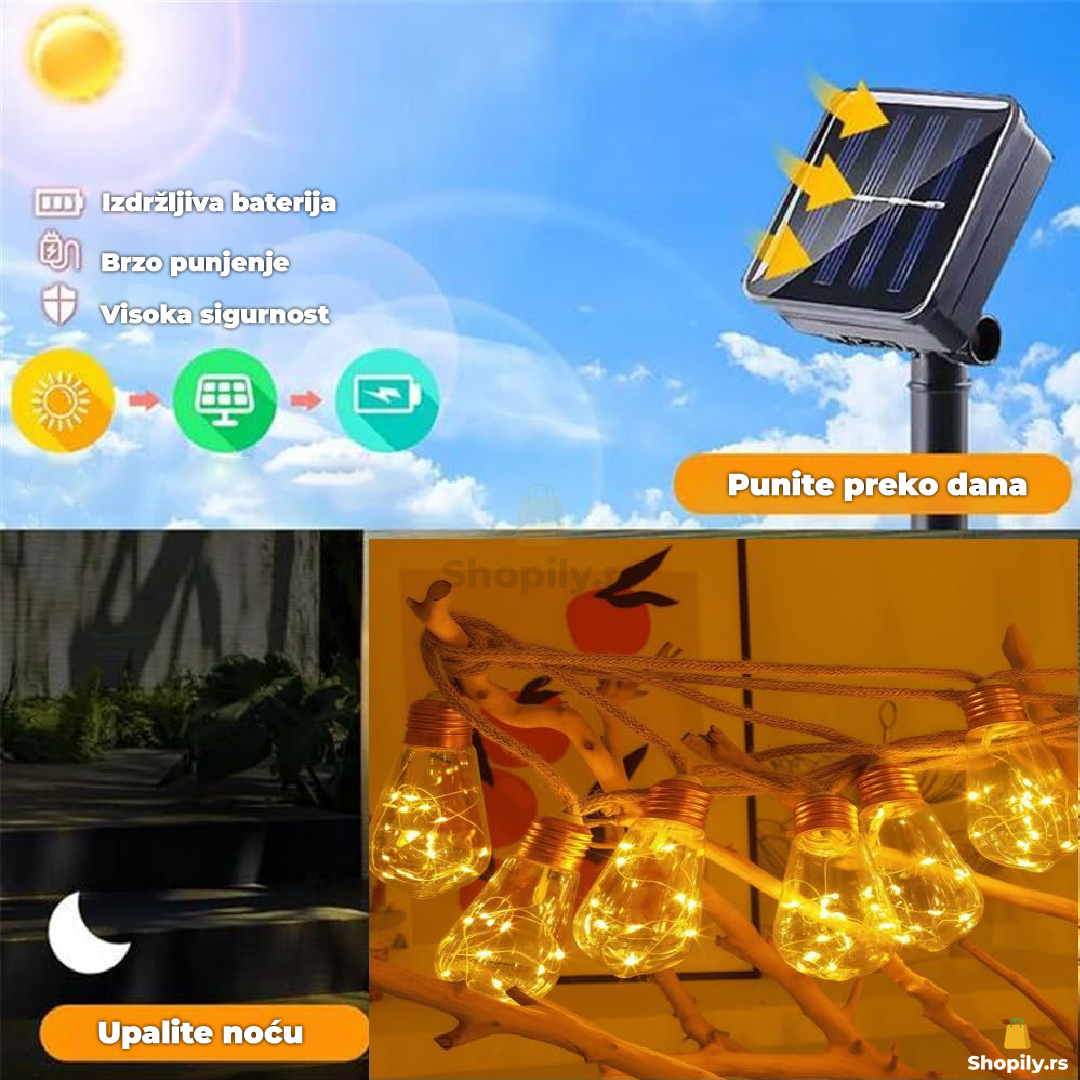 solarne sijalice za dvoriste