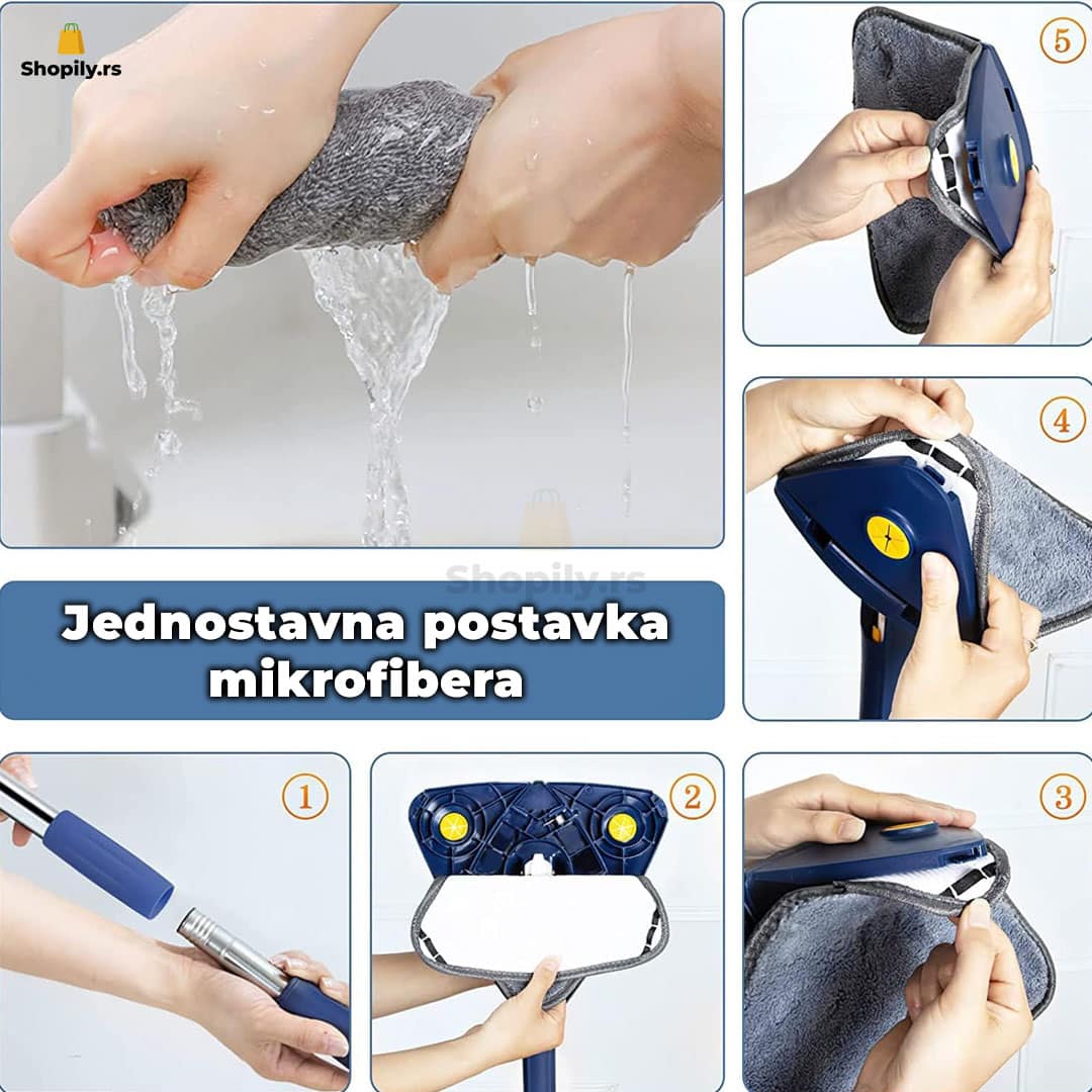 trouglasti mop